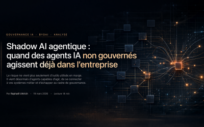 Shadow AI agentique en entreprise : risques, gouvernance et AI Act