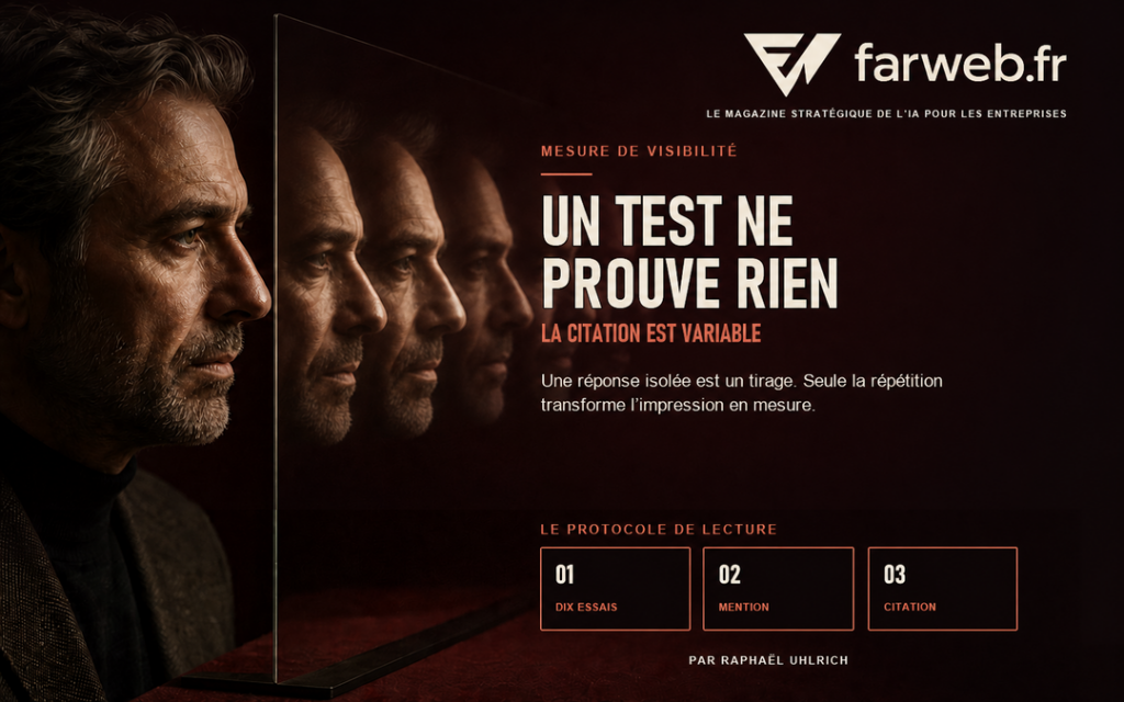 Couverture Farweb : mesurer en dix essais si ChatGPT cite votre entreprise