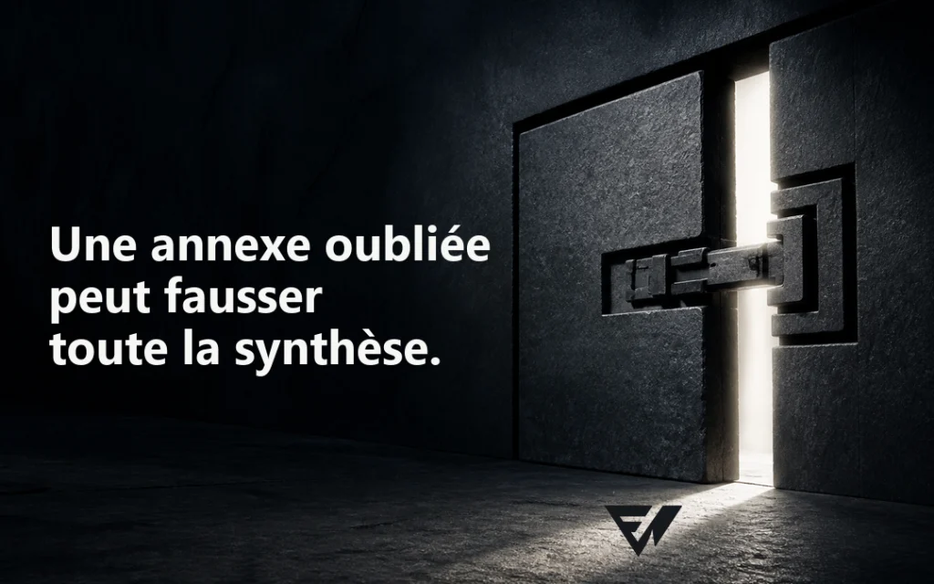 Seuil de basalte verrouillé, entrouvert par un faisceau blanc, qui illustre le contrôle exigé avant le lancement d’un pilote IA.